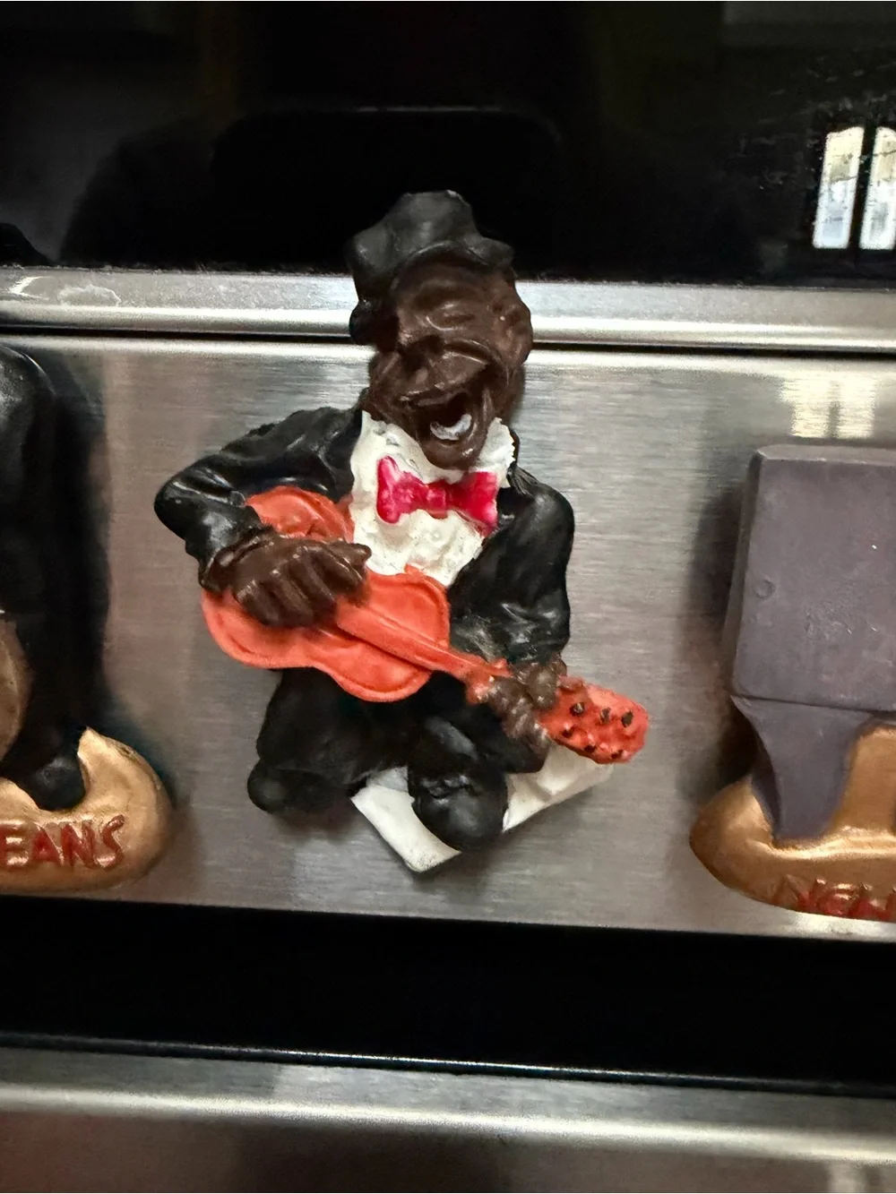 New Orleans Jazz Musician Refrigerator Magnets  Decor Set
